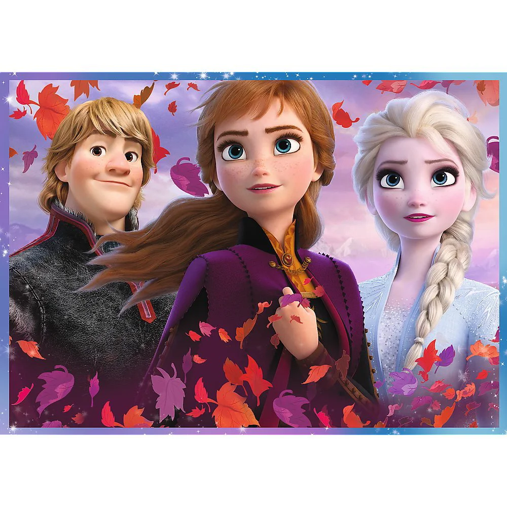 Puzzle Trefl 4in1 / Journey into the unknown / Disney frozen 2, 35/48/54/70 piese foto