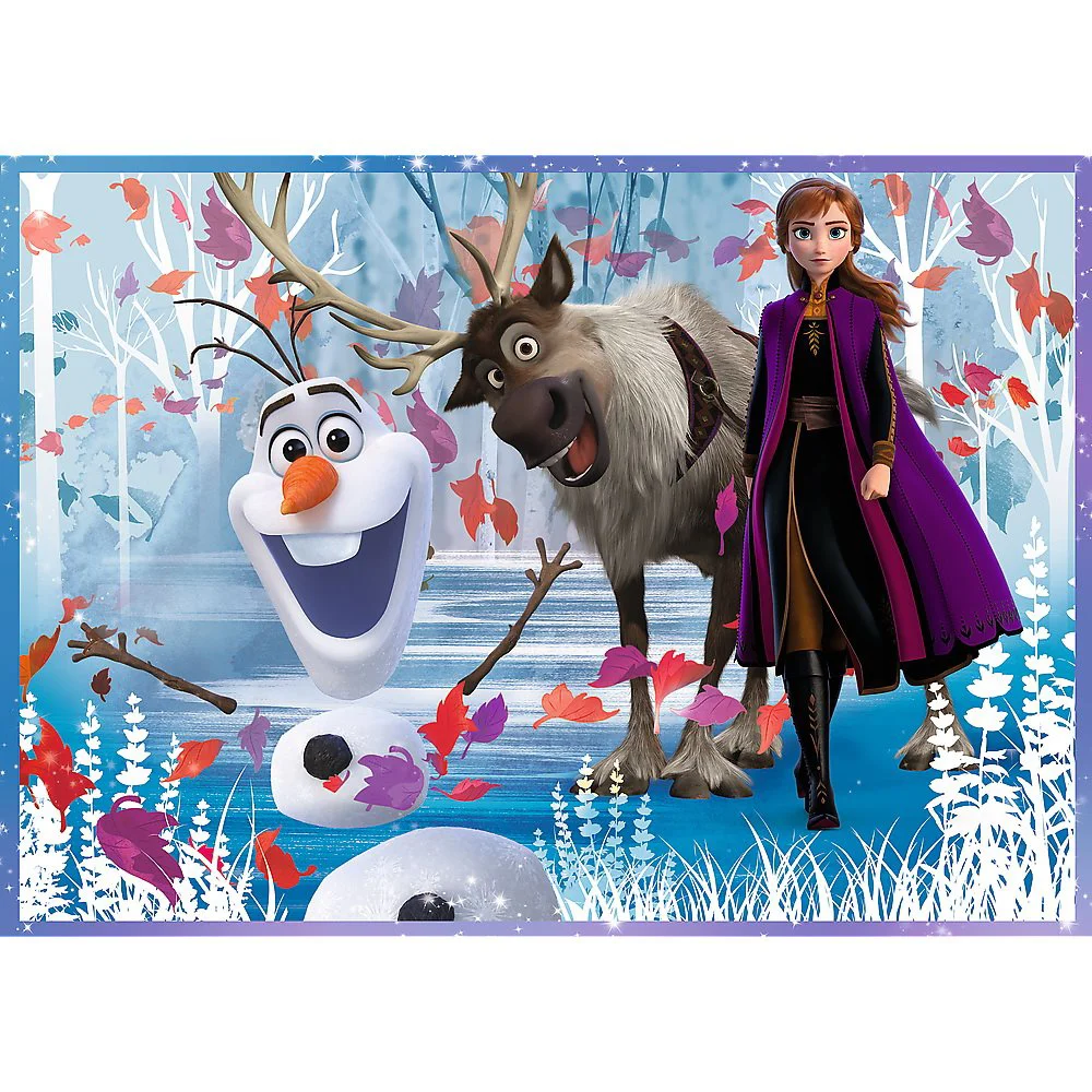 Puzzle Trefl 4in1 / Journey into the unknown / Disney frozen 2, 35/48/54/70 piese foto