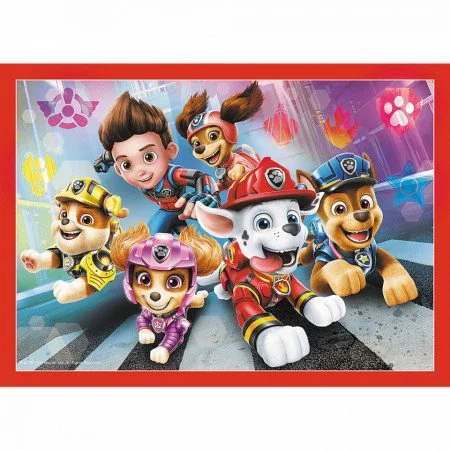 Puzzle Trefl 4in1 / Paw patrol in the city / Paw patrol, 54/48/35/70 piese foto