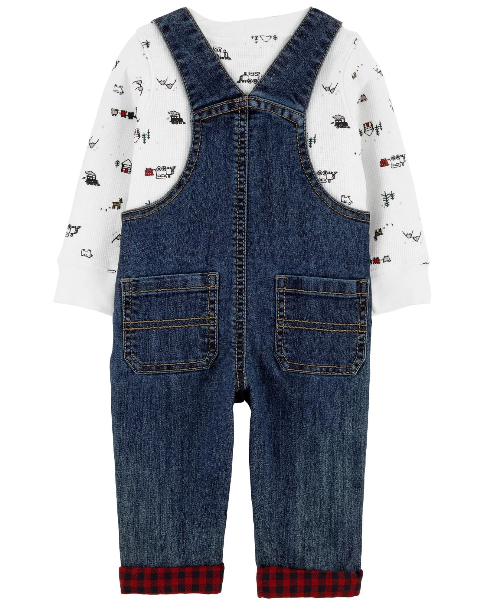Carter's Set 2 piese Bluza si salopeta Iarna foto