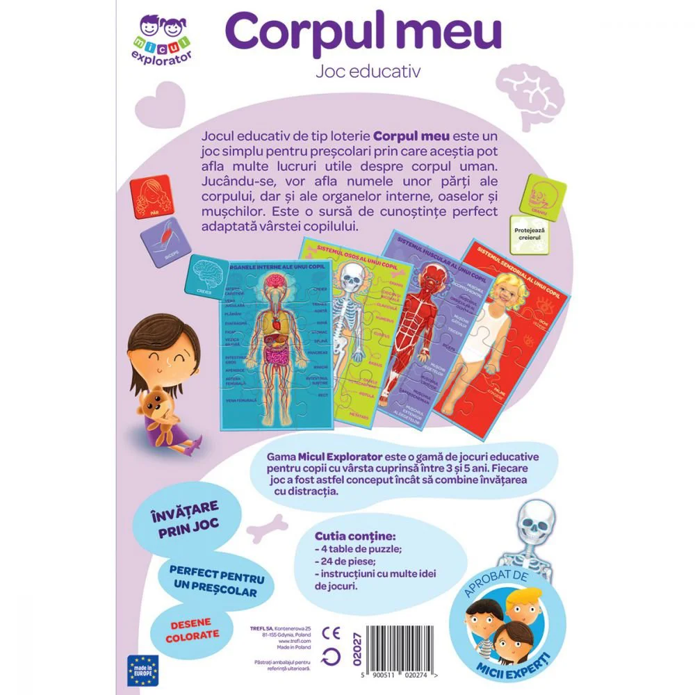 Joc educativ Trefl Corpul meu (ro)