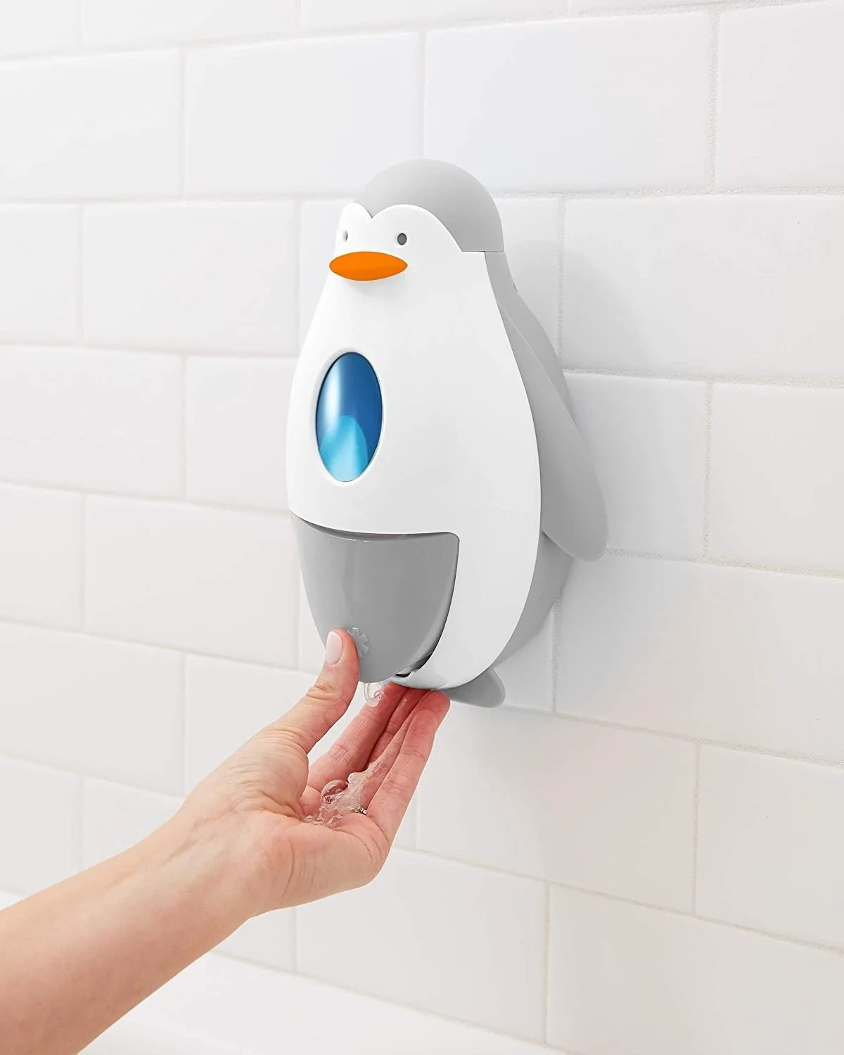 Dispenser de baie Skip Hop Pinguin pentru sapun si gel foto