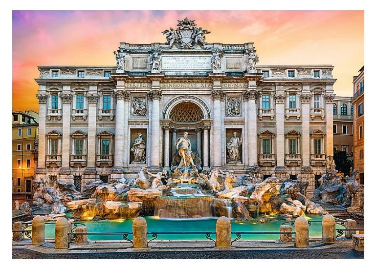 Puzzle Trefl Fontanna di Trevi / Rome, 500 piese foto