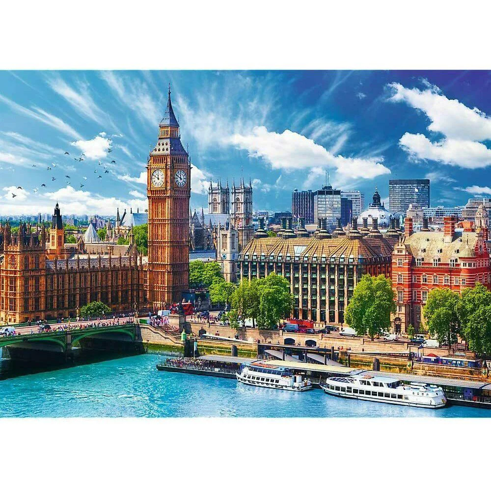 Puzzle Trefl Sunny day in London, 500 piese foto