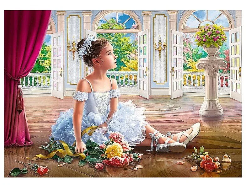 Puzzle Trefl Little ballerina, 500 piese foto