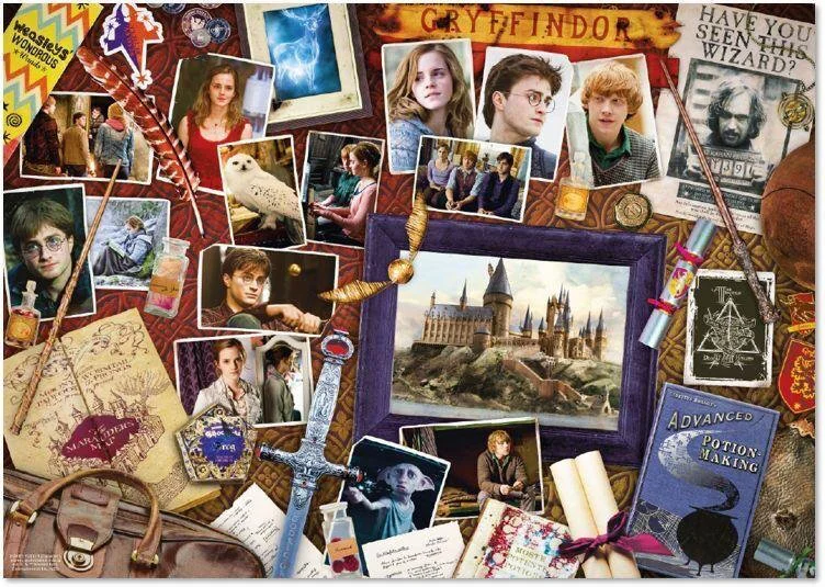 Puzzle Trefl Hogwart Memories, 500 piese foto