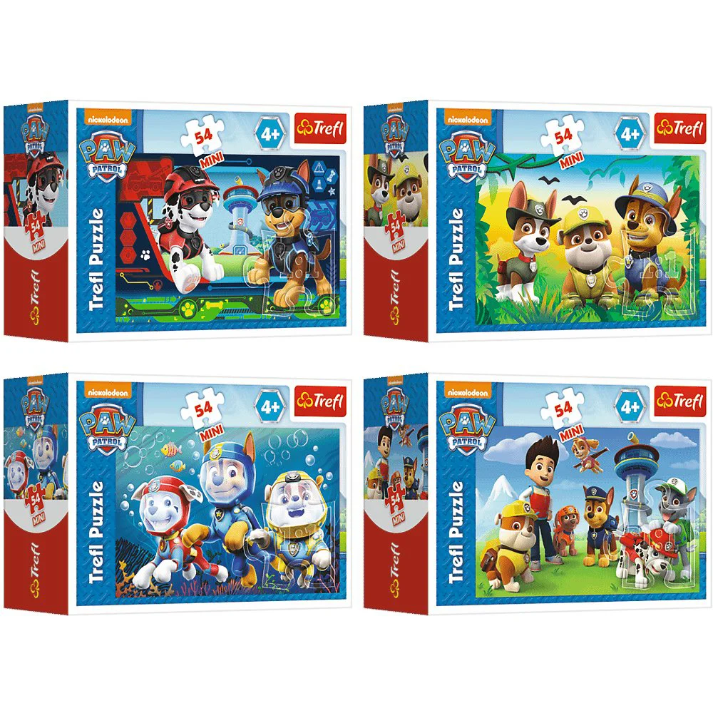Mini puzzle Trefl Doggy mission / Viacom Paw Patrol, 54 piese foto