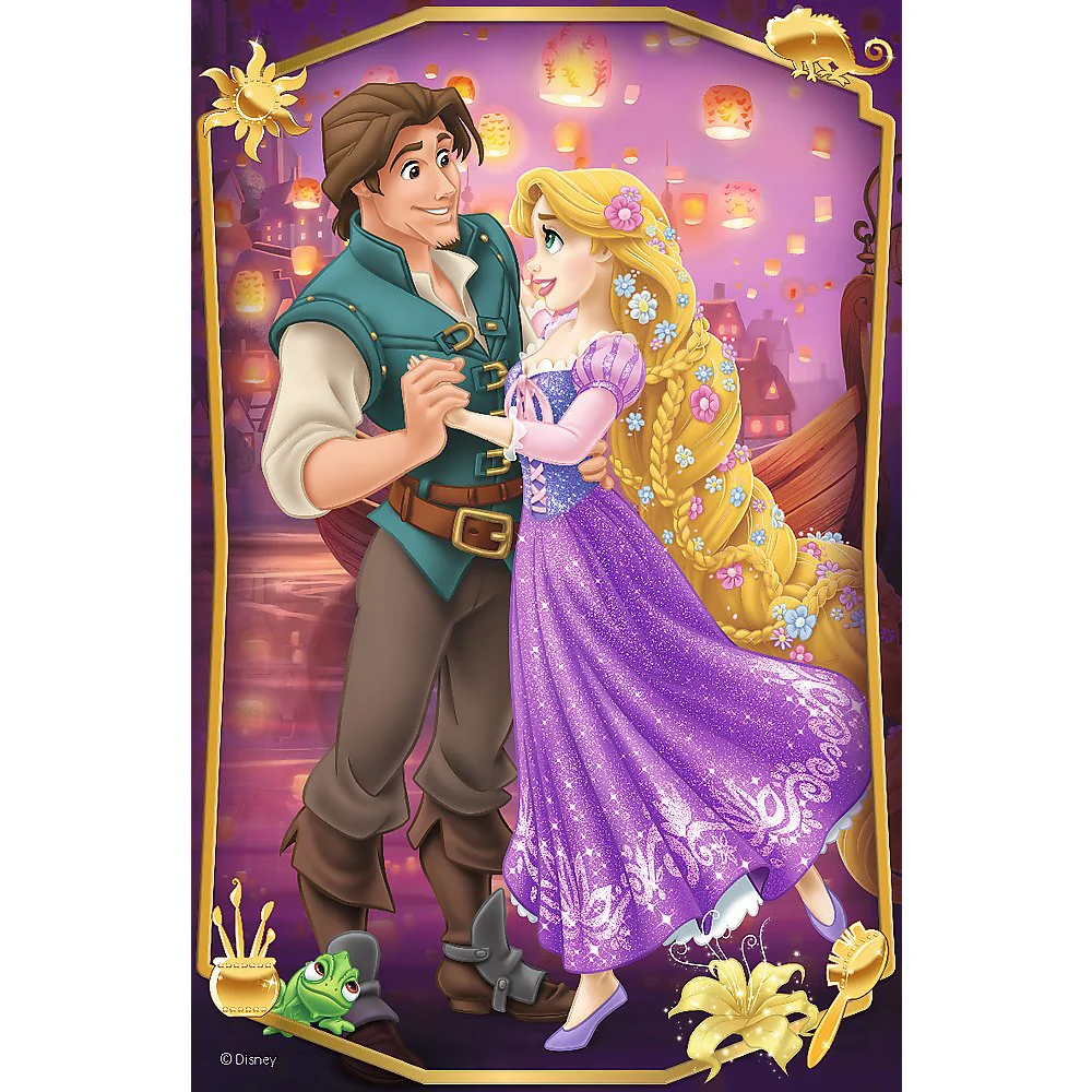 Mini puzzle Trefl Beautiful Princesses, 54 piese