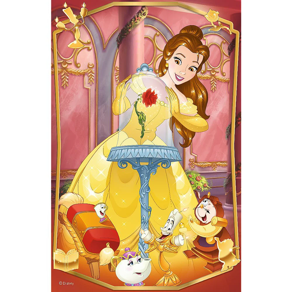 Mini puzzle Trefl Beautiful Princesses, 54 piese