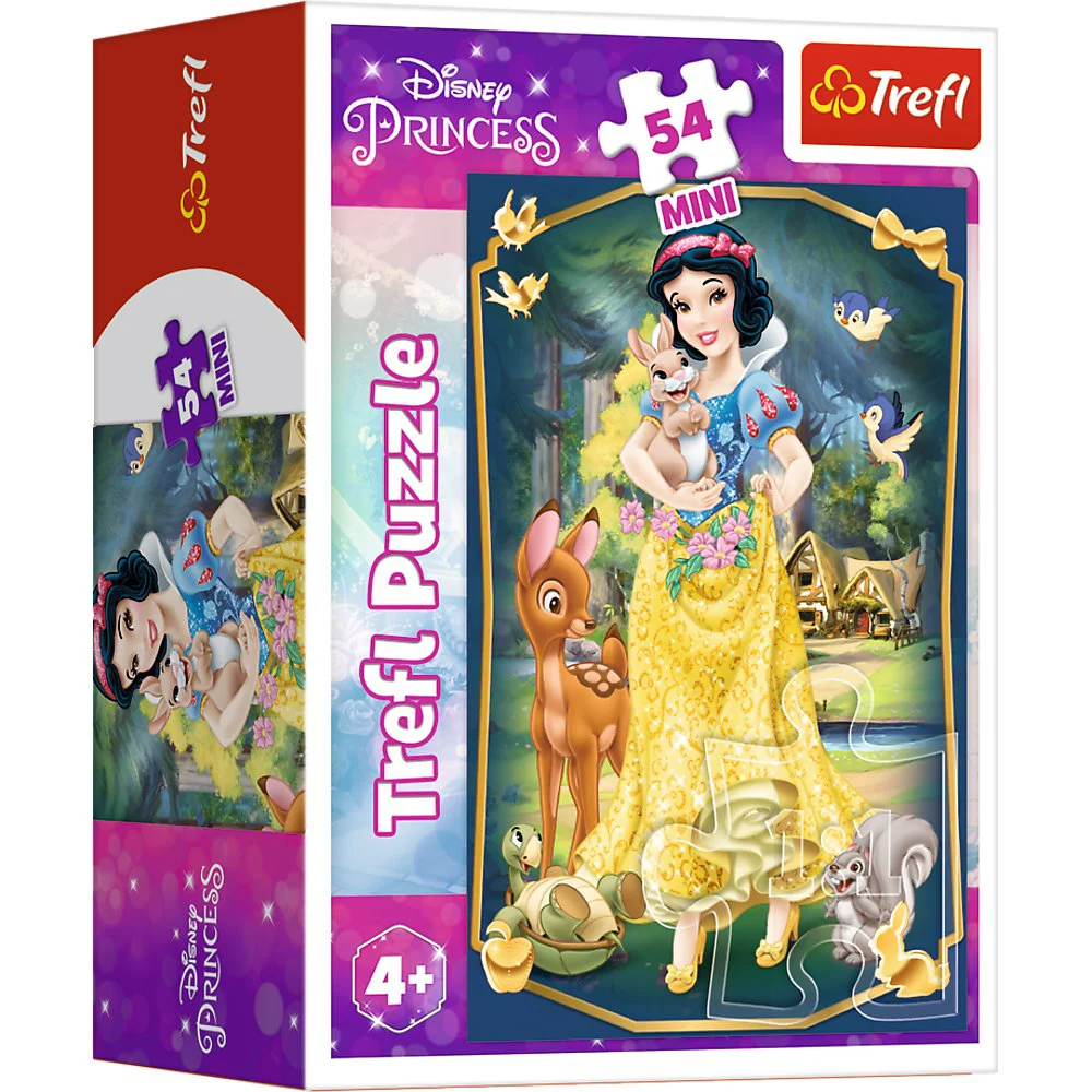 Mini puzzle Trefl Beautiful Princesses, 54 piese