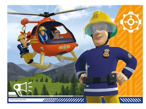 Puzzle Trefl MiniMaxi The heroic fireman Sam / Fireman Sam, 20 piese