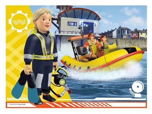 Puzzle Trefl MiniMaxi The heroic fireman Sam / Fireman Sam, 20 piese