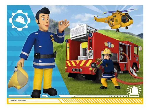 Puzzle Trefl MiniMaxi The heroic fireman Sam / Fireman Sam, 20 piese