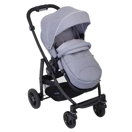 Коляска Graco Evo 3 in 1 Steeple Gray, серый цвет