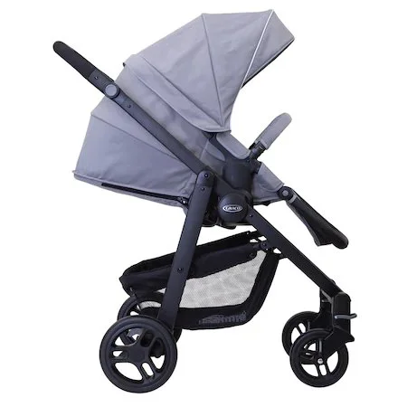 Коляска Graco Evo 3 in 1 Steeple Gray, серый цвет