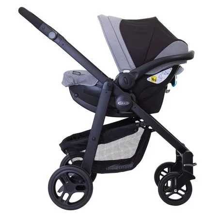 Коляска Graco Evo 3 in 1 Steeple Gray, серый цвет