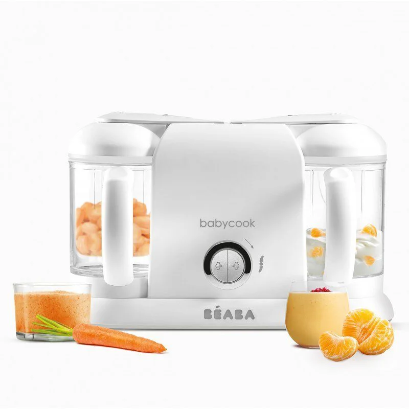Robot de bucatarie Beaba Babycook Plus White Silver foto