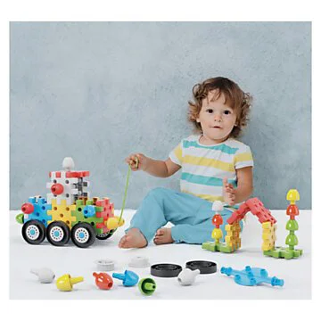 Joc de constructie Quercetti Vehicule Jumbo Peggy foto