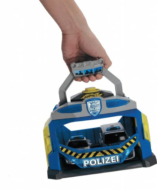 Set de joaca Dickie, Sectia de politie cu trei vehicule si dispozitiv de pornire a dronei foto