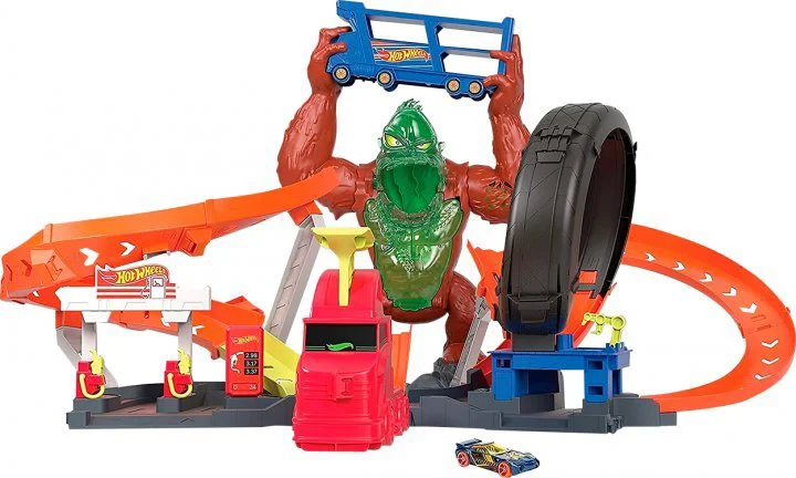 Игровой набор Hot Wheels Нападение токсичной гориллы
