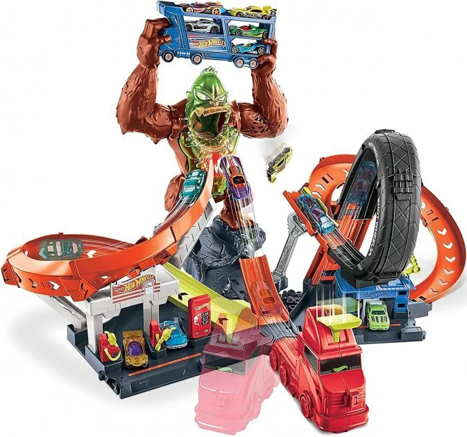 Игровой набор Hot Wheels Нападение токсичной гориллы