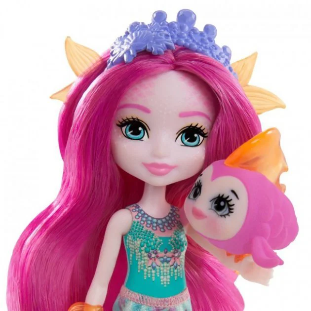 Papusa Enchantimals Sirena Maura foto