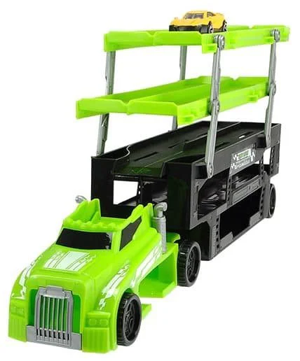 Set Dickie, Transportator auto universal de 44.5 cm + masina mica foto