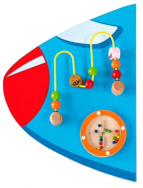 Jucarie din lemn Viga Toys Wall Toy Airplane