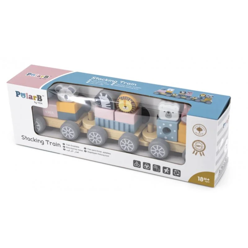 Set de joc Viga Toys Stacking Train