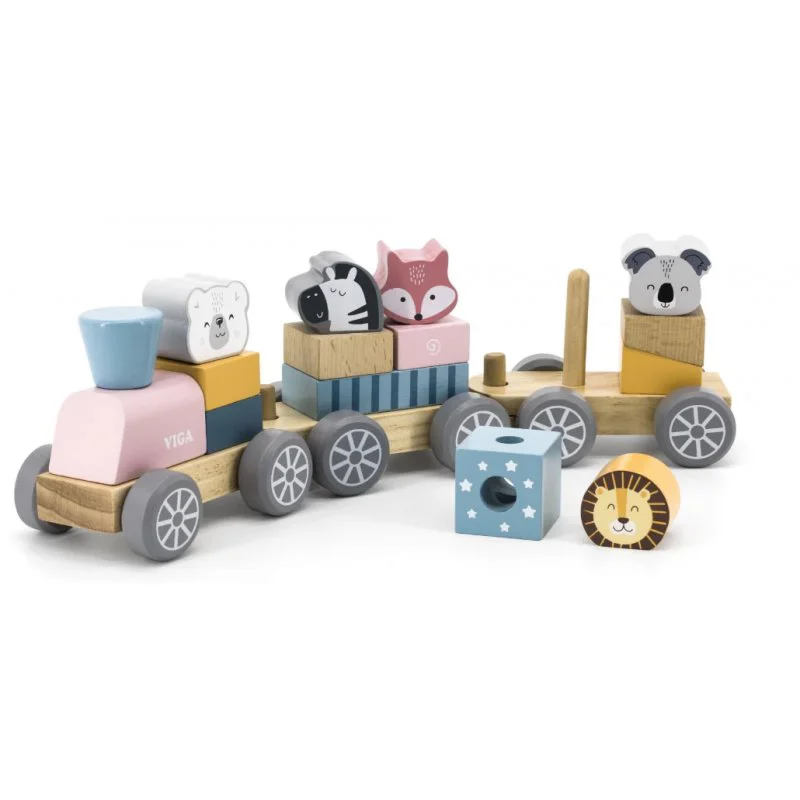 Set de joc Viga Toys Stacking Train