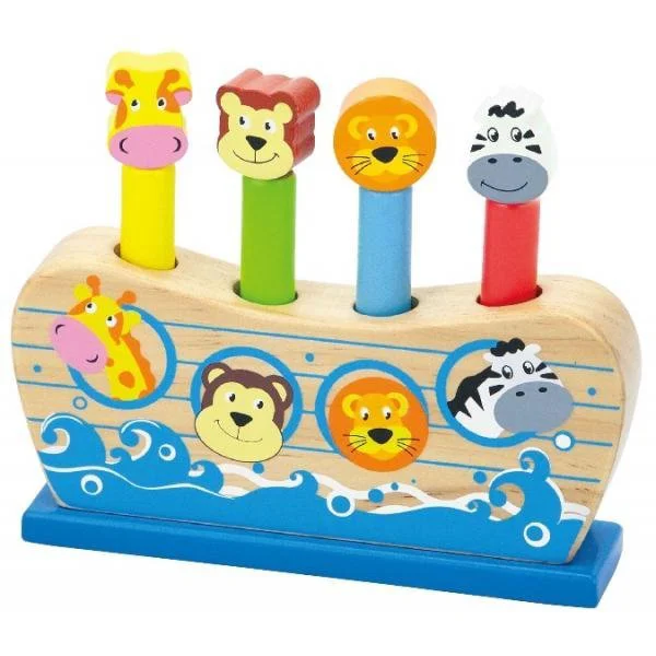Деревянный набор Viga Toys Pop Up Noah's Ark foto
