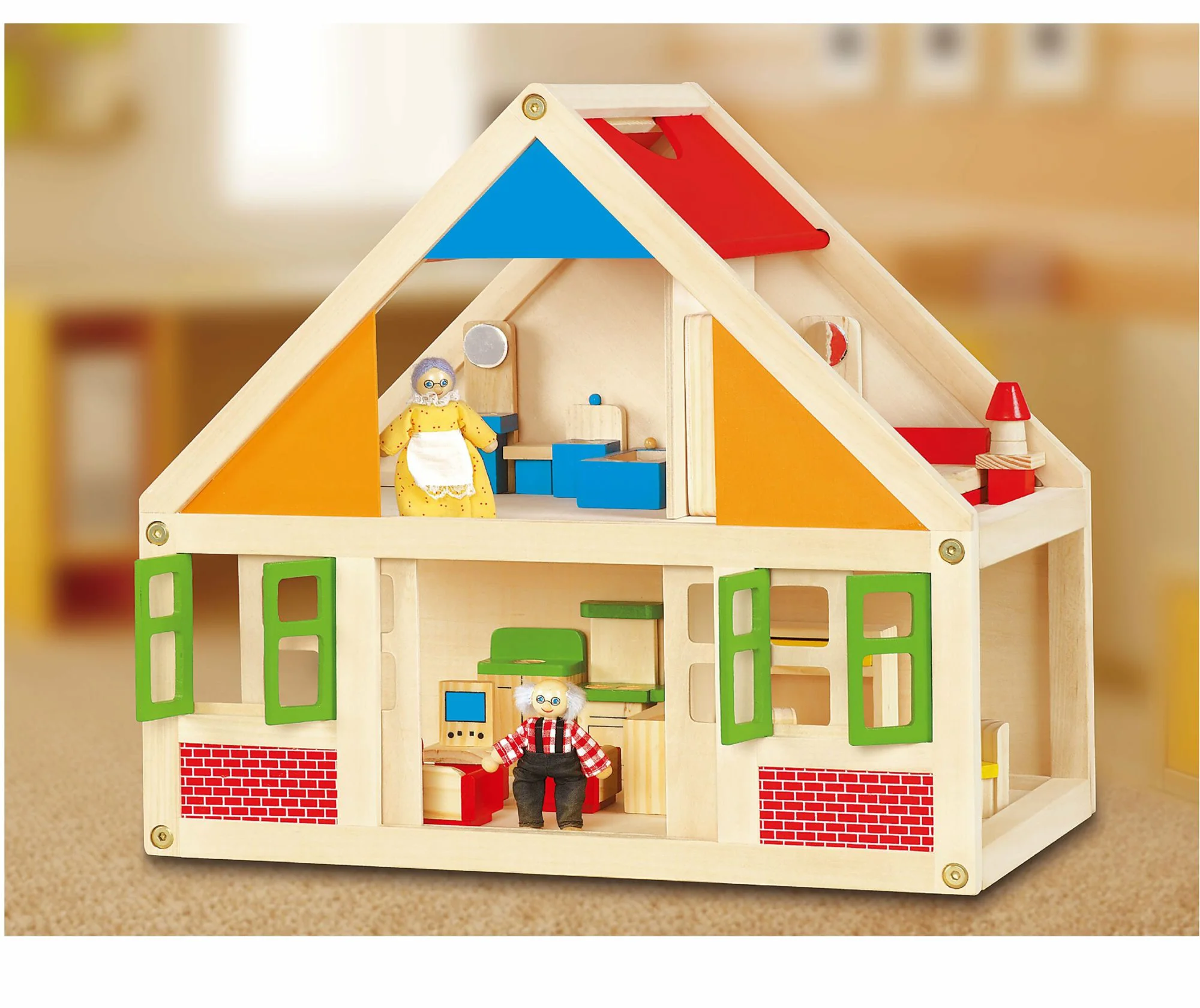 Set de joc din lemn Viga Toys Dollhouse foto