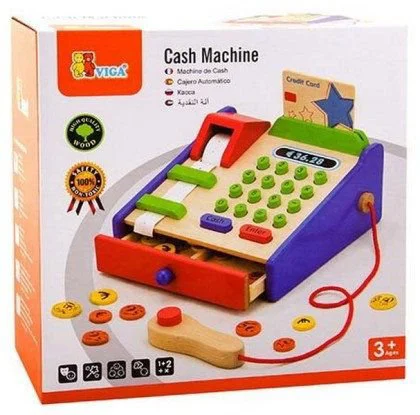 Set de joc din lemn Viga Toys Cash Register