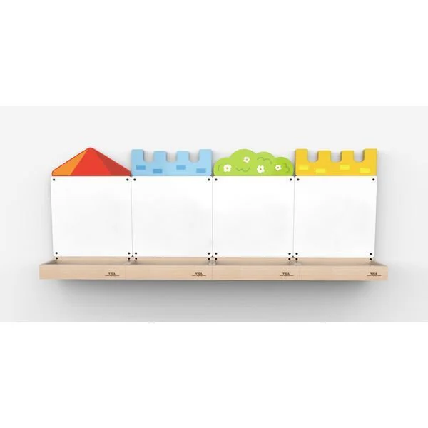 Set din placi magnetice Viga Toys Castle foto