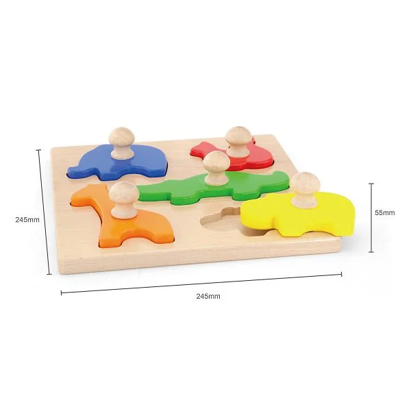 Деревянный пазл Viga Toys Животные foto