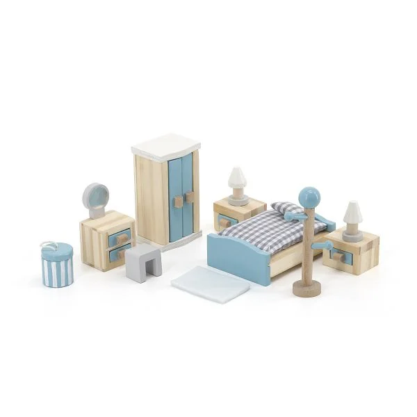 Mobilier din lemn pentru papusi Viga Toys Main Bedroom