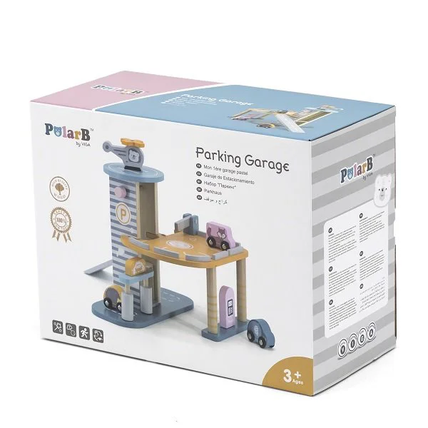 Set de joaca din lemn Viga Toys Parking Garage