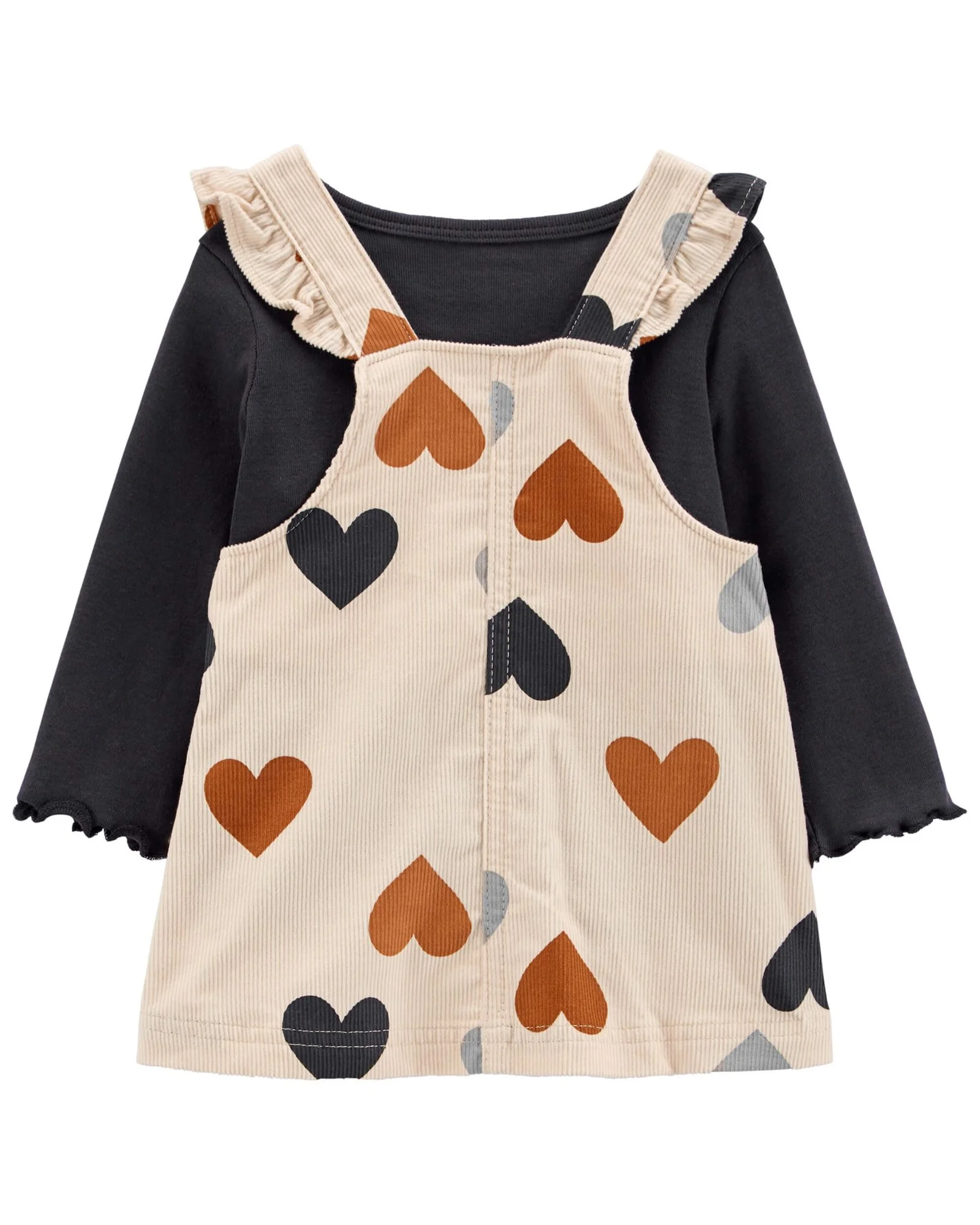 Carter's Set 3 piese Sarafan, bluza si ciorapei Inimioare foto
