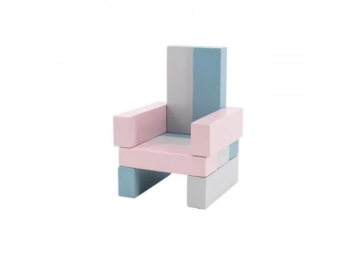 Joc de societate din lemn Viga Toys, Block Tower Bear foto