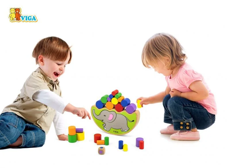 Деревянная игра-баланс Viga Toys Слоник