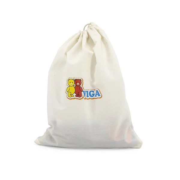 Tabla alba si magnetica din lemn Viga Toys, cu suport pliabil incorporat foto