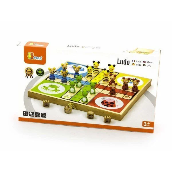 Joc de masa din lemn Viga Toys Ludo foto