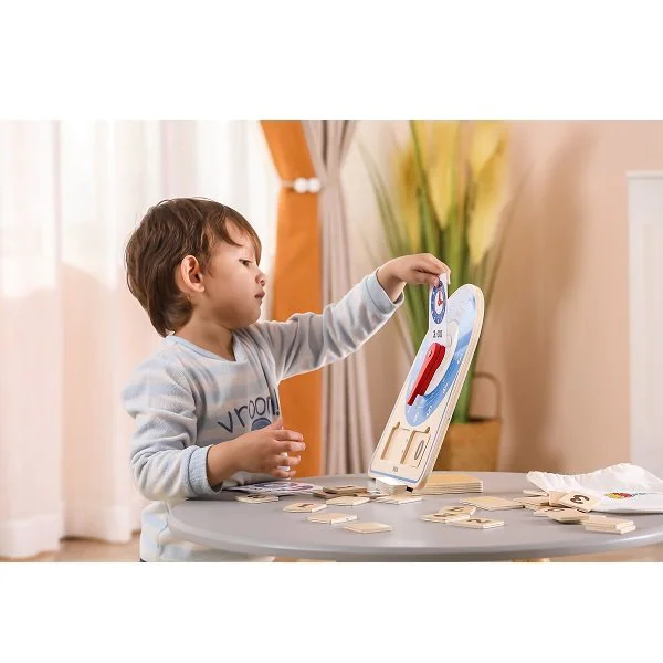 Настольная игра Viga Toys  Деревянные часы foto