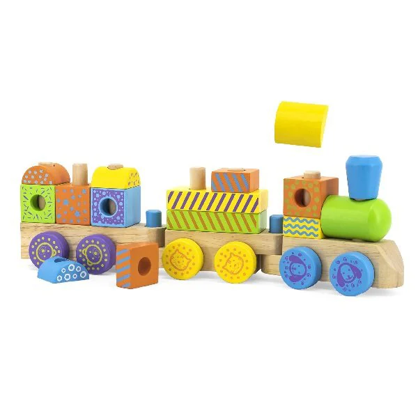 Деревянный конструктор Viga Toys Поезд foto