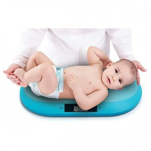 Cantar electronic BabyOno Albastru pentru copii (pana la 20 kg) foto