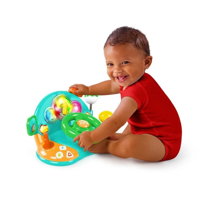 Jucarie multifunctionala cu volan Bright Starts Lights & Colors Driver™