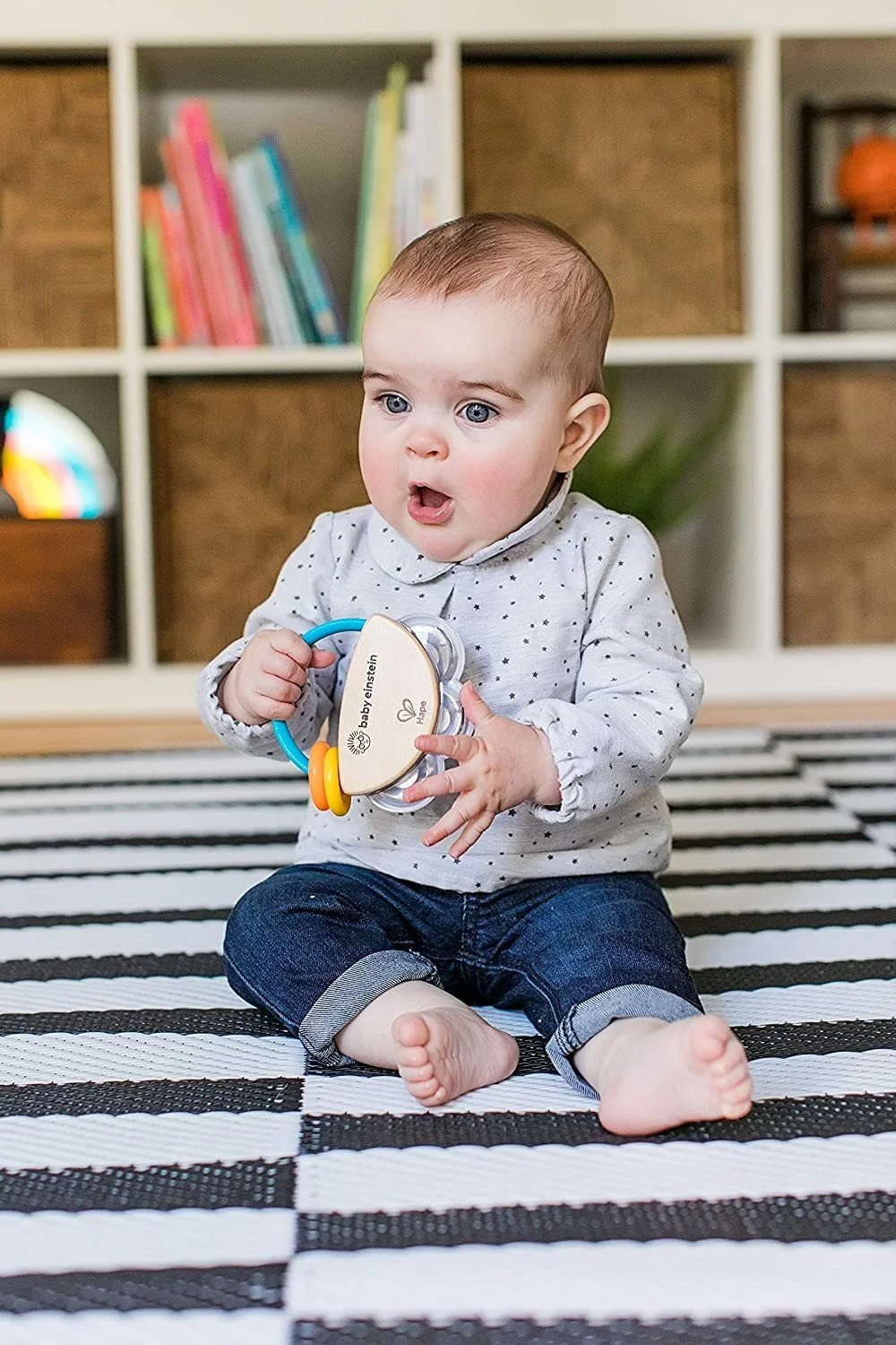 Игрушка Baby Einstein Маленький деревянный бубен