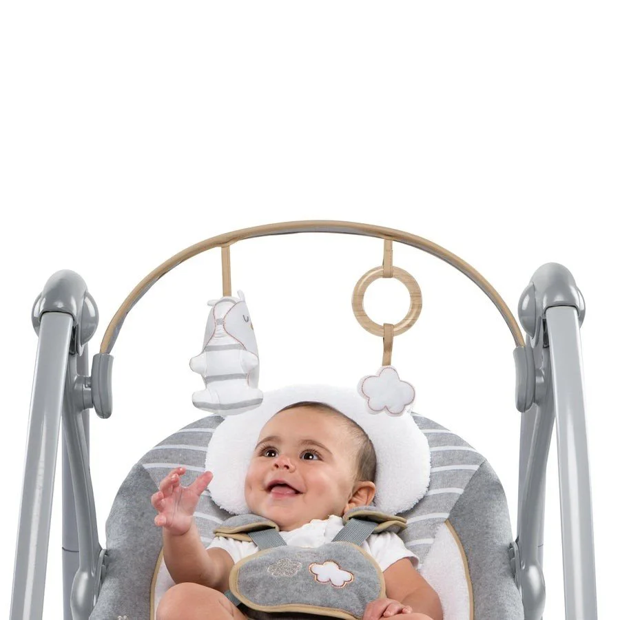 Leagan portabil Bright Starts Ingenuity Swing 'n Go Portable Swing™ - Bella Teddy™