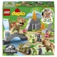 LEGO Duplo Jurassic World T. rex and Triceratops Dinosaur Breakout foto
