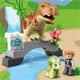 LEGO Duplo Jurassic World T. rex and Triceratops Dinosaur Breakout foto